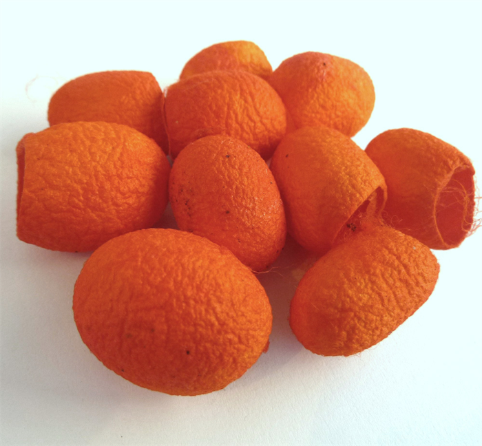 CrafTreat Silk Cocoon - Orange