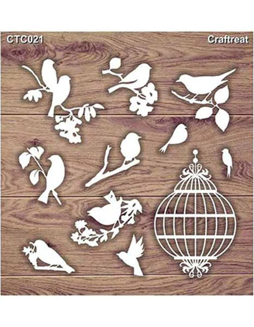 Birds Laser Cut Chipboard CTC021