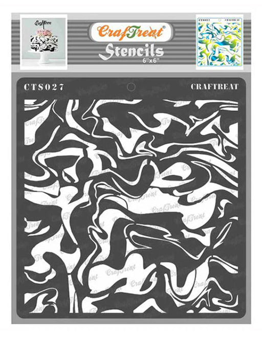 CTS027 Marble Pattern Stencil