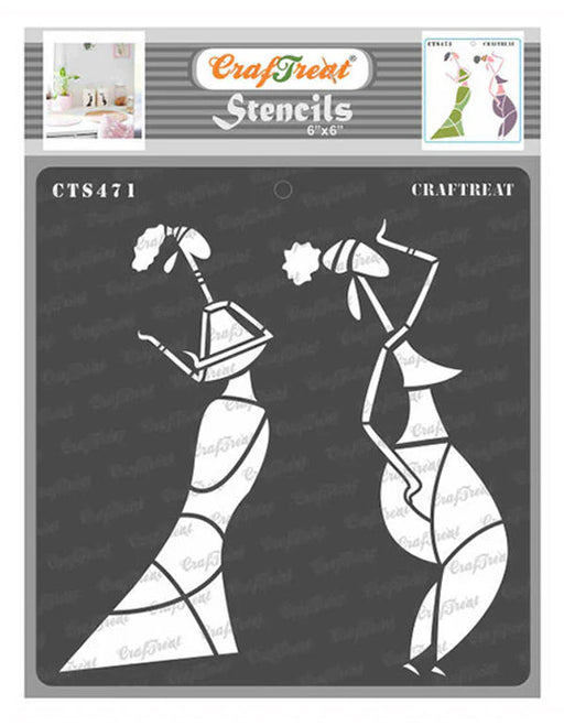 CrafTreat Dancing StencilCTS471