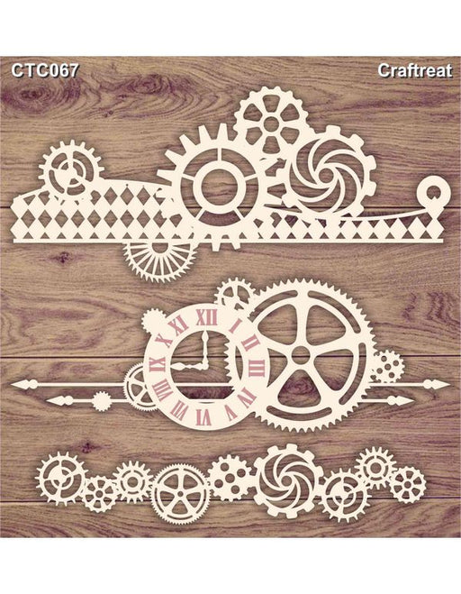 CrafTreat Christmas Tags Laser Cut Chipboard 5.5x6 CTC067