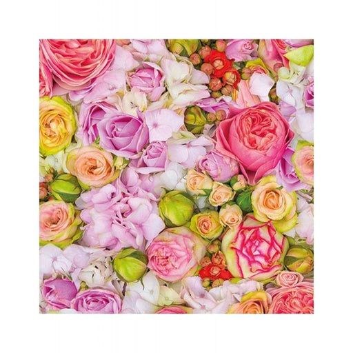 Decoupage Napkin Bed Of Roses 13313005