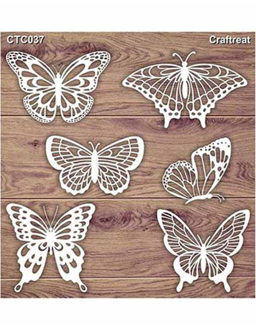 Lovely Butterflies Laser Cut Chipboard CTC037
