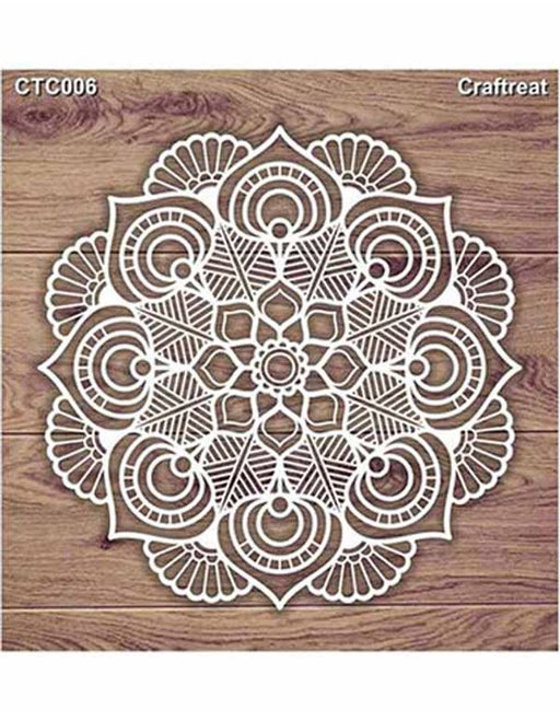Mandala 1 Laser Cut Chipboard CTC006