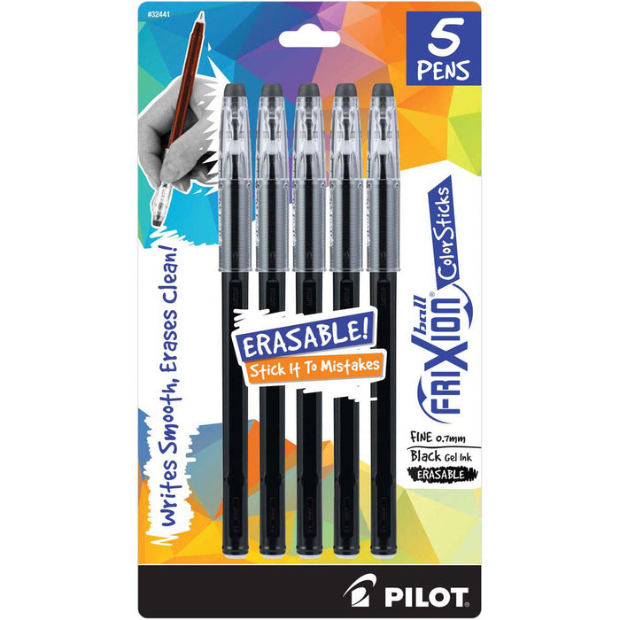 Pilot FriXion Ball Color Sticks Erasable Gel Pens - Black