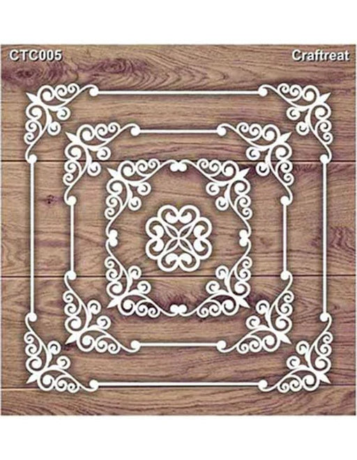 Square Frames Laser Cut Chipboard CTC005