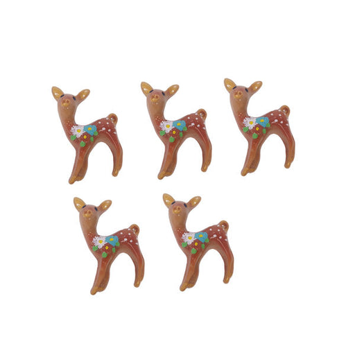 Artificial Model Miniature Plastic Brown Deer RAWMI-052