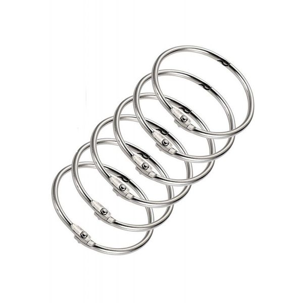 Scrapbook Binder Rings Large 6pcs S BR S5213