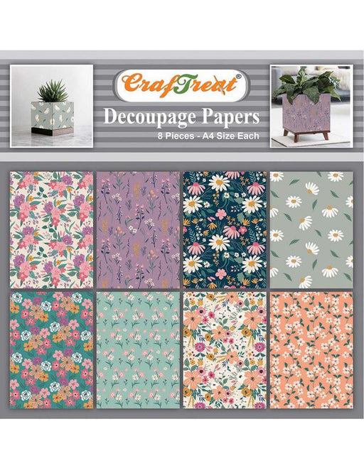 CrafTreat Decoupage Paper Fresh Florals1 CTDP076