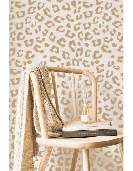 CrafTreat Leopard Spots Wall Stencil | Cheetah Print Wall Design Stencils for Painting Walls CTWS033