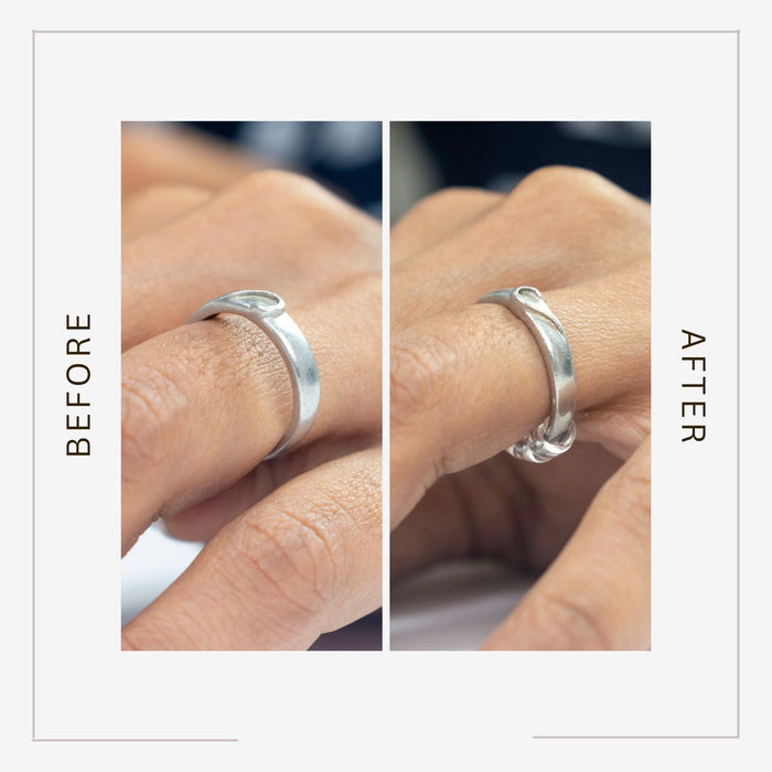 CrafTreat Silicone Ring Size Adjustering Before & After Image