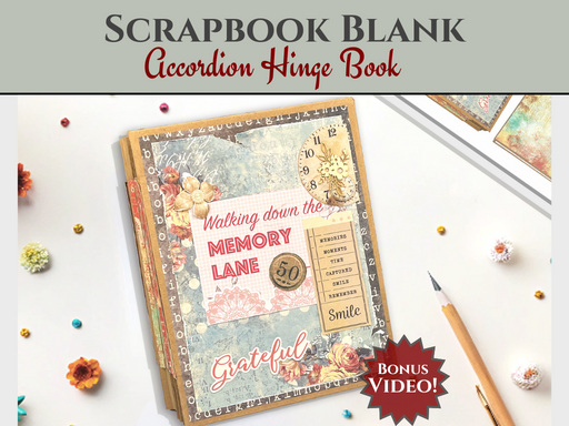 CrafTreat Accordion Hinge Book 1 - Black