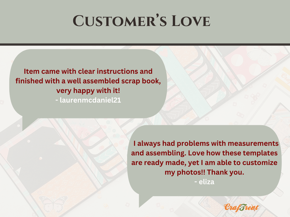 6 Scrapbook Blank Albums Customer Love