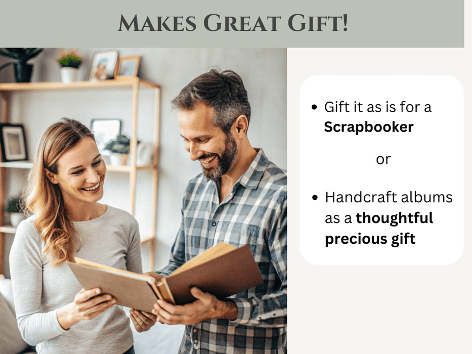 CrafTreat Scrapbook Blank Precut Album Base - TV Pop up Mini Album - Black 6