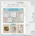 CrafTreat 3D Fold Shapes - Paper Frames White - Assorted Shapes 6pcs CFS013 Products Preview