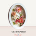 CrafTreat 3D Fold Shapes - Shadow Box White -Oval 3pcs CFS015 Get Inspired 1
