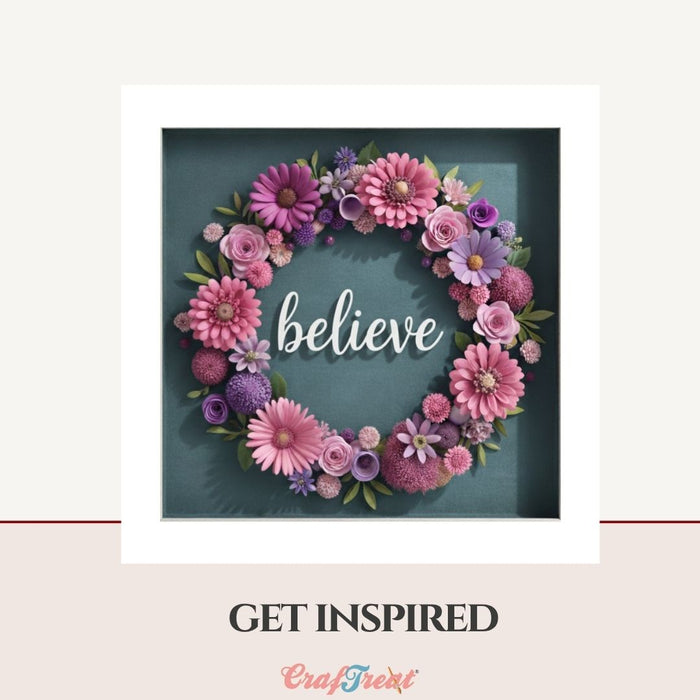 CrafTreat 3D Fold Shapes - Shadow Box White - Square 4pcs CFS004 Get Inspired 1