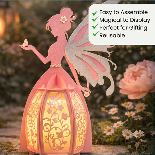 CrafTreat DIY Paper Lanterns Fairy Features CTL016