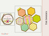 Craftreat Scrapbook Blank Quick Folio - Hexagon Fold out CQF008 Project Inside 1