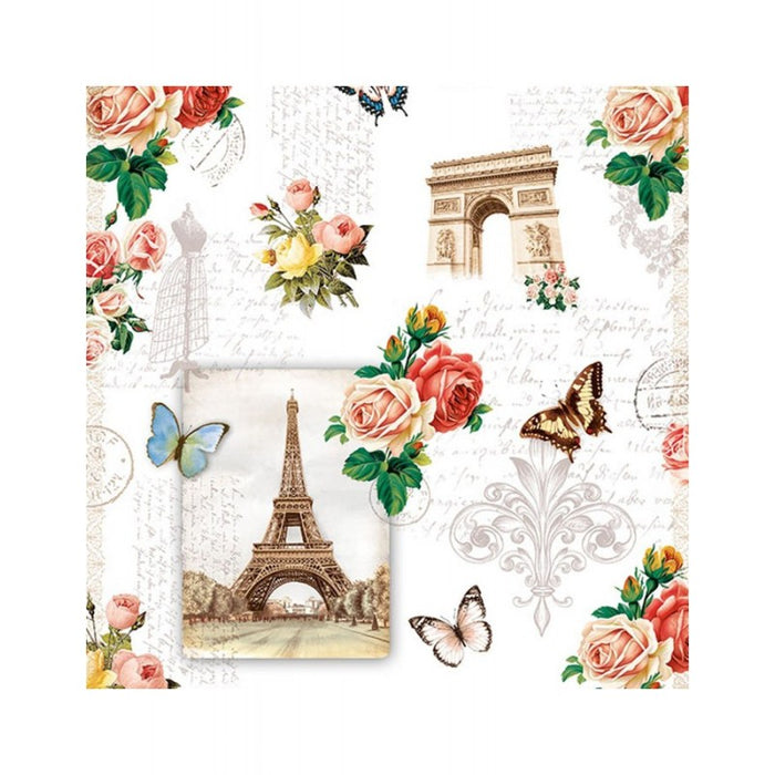 Decoupage Napkin - Paris Monuments