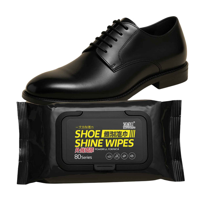 LyfNeeds Sneaker & Shoe Cleaner Wipes – (80 +80 Count) Pack of 2 – Quick, Portable Cleaning for All Footwear Types
