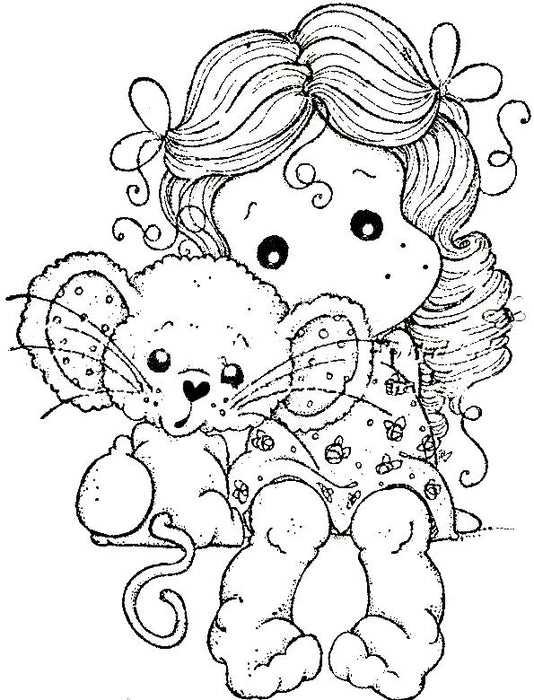 Magnolia Cling Stamp Tilda Millie the Mouse