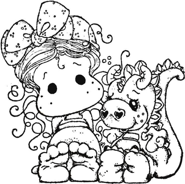 Magnolia Cling Stamp Tilda W Dexter the Dragon