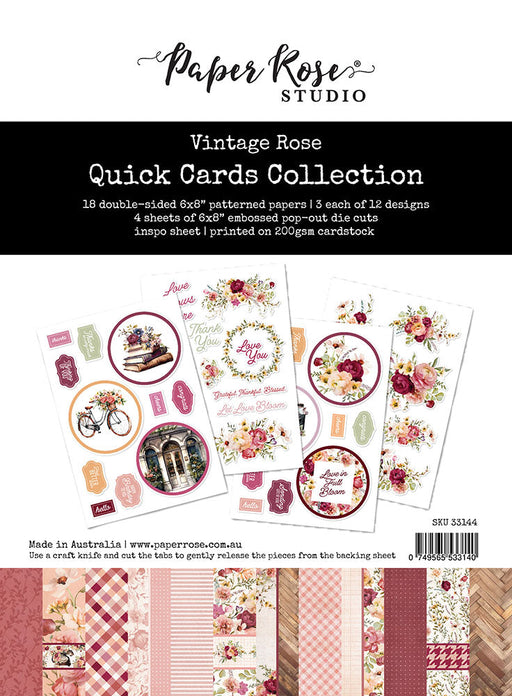 Paper Rose Paper Pad - Vintage Rose 6 x 8" 33144