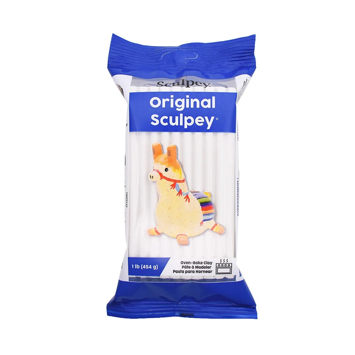 Original Sculpey Polymer Clay White 1lb