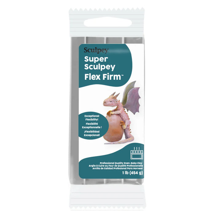 Super Sculpey Polymer Clay Flex Firm 1lb