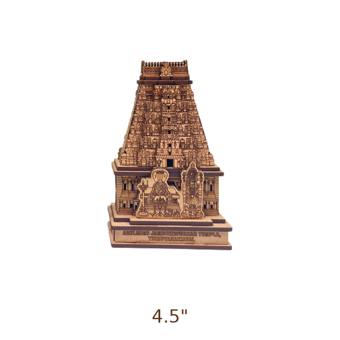 LyfNeeds Jambukeswarar Temple Gopuram MDF 3D Replica