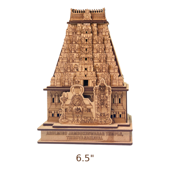 LyfNeeds Jambukeswarar Temple Gopuram MDF 3D Replica