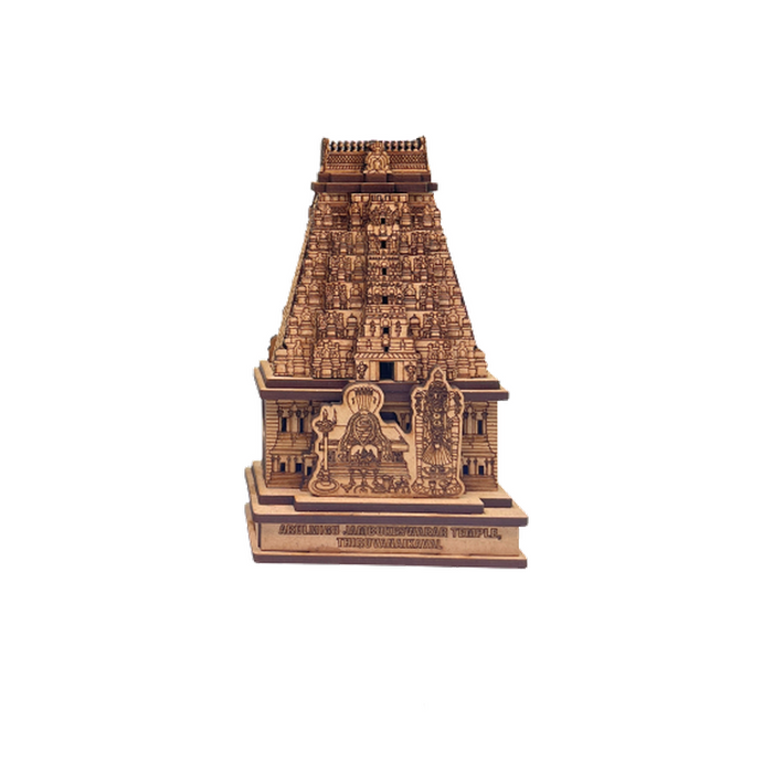 LyfNeeds Jambukeswarar Temple Gopuram MDF 3D Replica