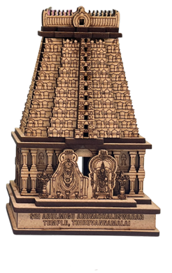 LyfNeeds Thiruvannamalai Arunachalesvara Temple Gopuram MDF 3D Replica