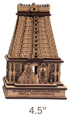 LyfNeeds Thiruvannamalai Arunachalesvara Temple Gopuram MDF 3D Replica