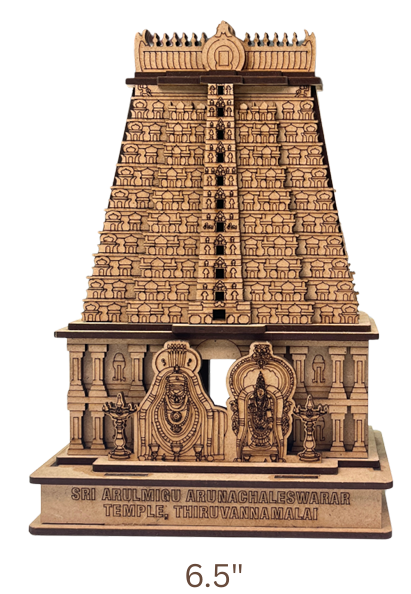 LyfNeeds Thiruvannamalai Arunachalesvara Temple Gopuram MDF 3D Replica