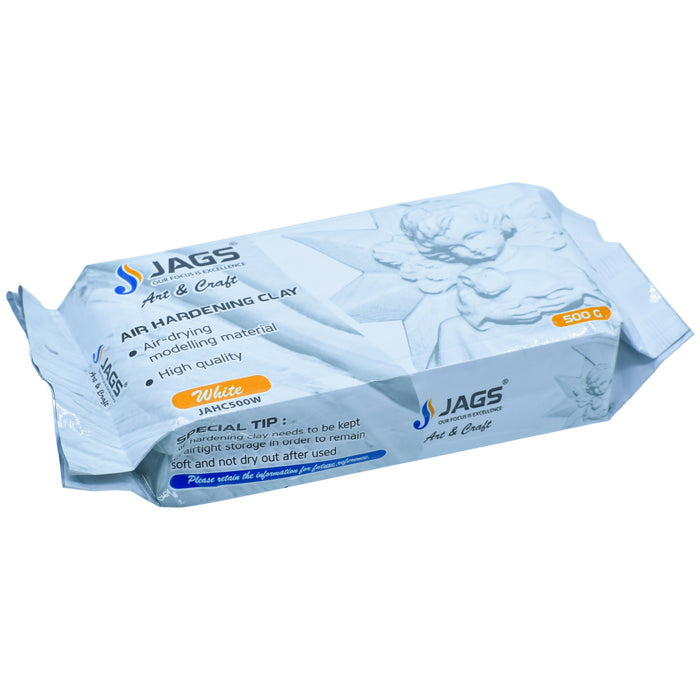 Air Hardening Clay 500 Grams - White