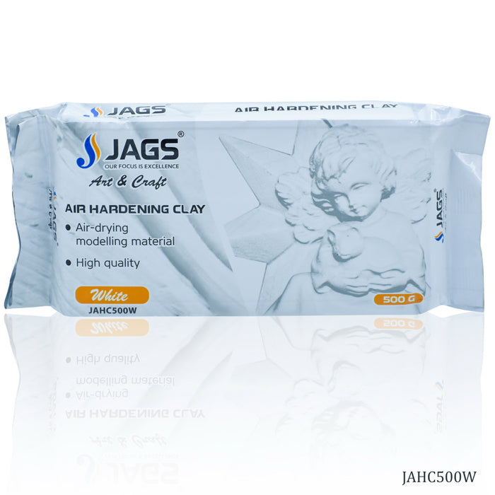 Air Hardening Clay 500 Grams - White
