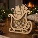 CrafTreat 3D Shaker Chipboards - Sleigh - CSC027