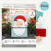 CrafTreat Card Blank - Pull Reveal Santa 3 pcs Inside of the Pack - CCB013