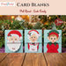 CrafTreat Card Blank - Pull Reveal Santa Family 3 pcs - CCB011