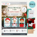 CrafTreat Card Blank - Pull Reveal Santa Family 3 pcs Inside of the Pack - CCB011