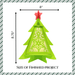 CrafTreat DIY Paper Lanterns - Christmas Tree CTL009 3