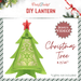 CrafTreat DIY Paper Lanterns - Christmas Tree CTL009