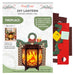 CrafTreat DIY Paper Lanterns - Fireplace - Inside of the Pack - CTL028