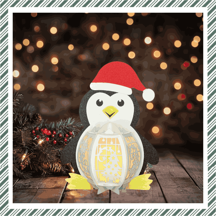 CrafTreat DIY Paper Lanterns - Penguin CTL008 4