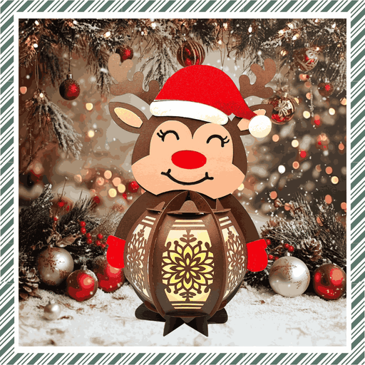 CrafTreat DIY Paper Lanterns - Reindeer CTL0010 4