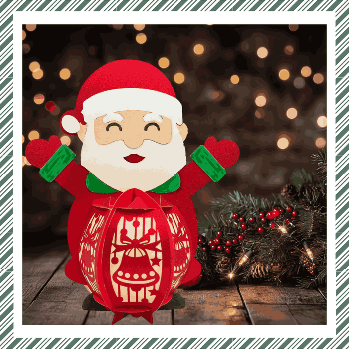 CrafTreat DIY Paper Lanterns - Santa CTL002 5