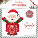 CrafTreat DIY Paper Lanterns - Santa CTL002