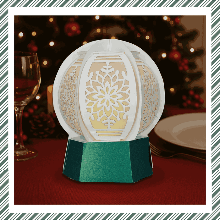 CrafTreat DIY Paper Lanterns - Snowglobe CTL0011 5